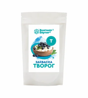 Сухая закваска для творога Полезная Партия (10 шт)