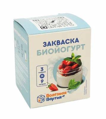 Сухая закваска для биойогурта Полезная Партия (3 шт)