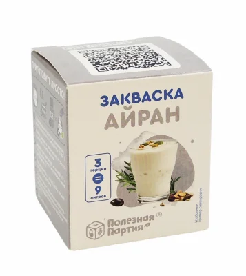Сухая закваска для айрана Полезная Партия (3 шт)